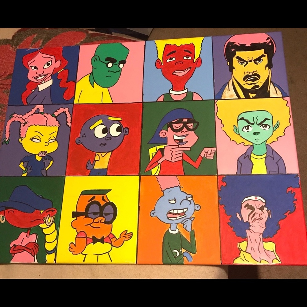 90s-2000s TV INSPIRED CANVAS ART
